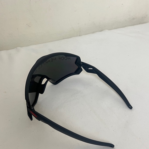 Unisex Density Wraparound Shield Mirrored Sunglasses, “Hoof Hearted Brewing” - Picture 10 of 16